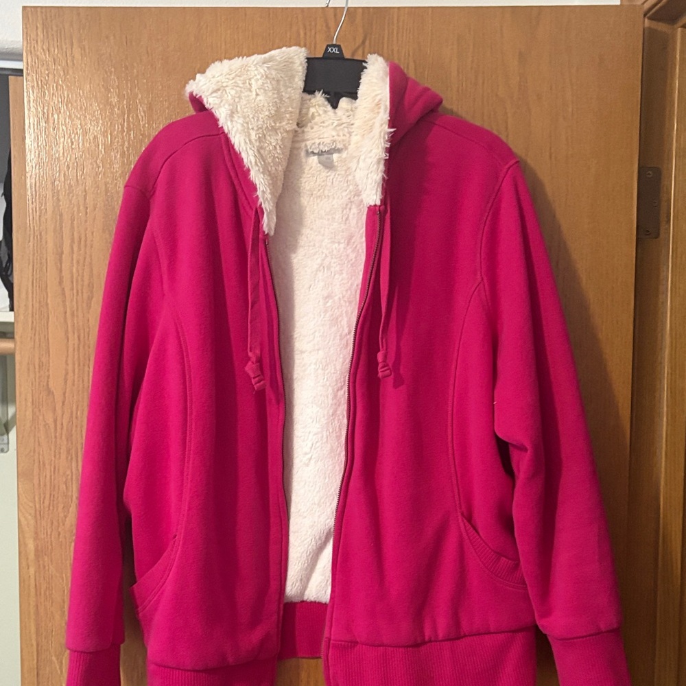 Old Navy Cream Fleece Jacket